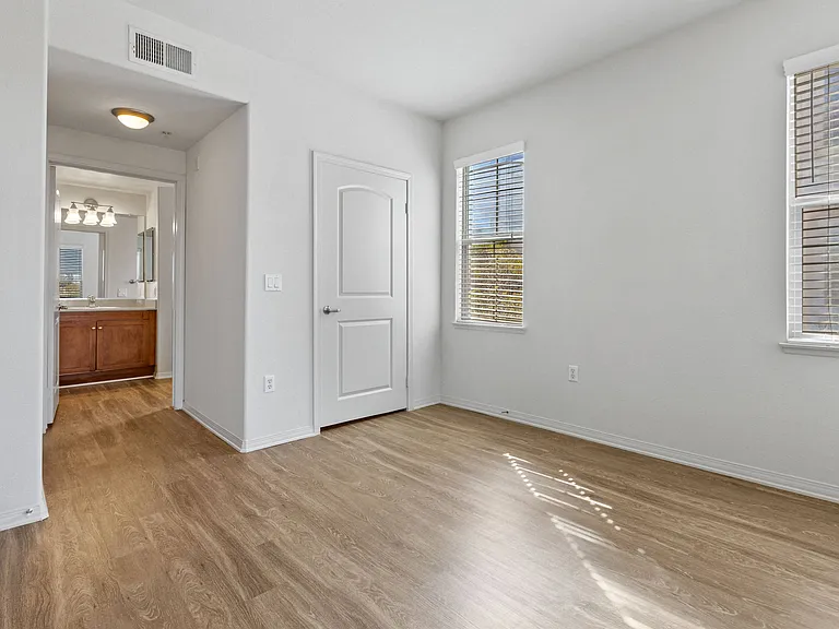 Luxury vinyl plank flooring throughout