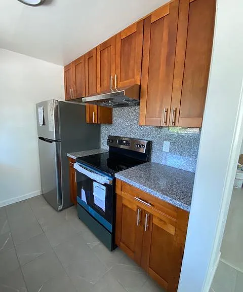 New kitchen with new appliances