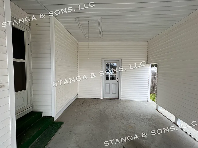 Front carport