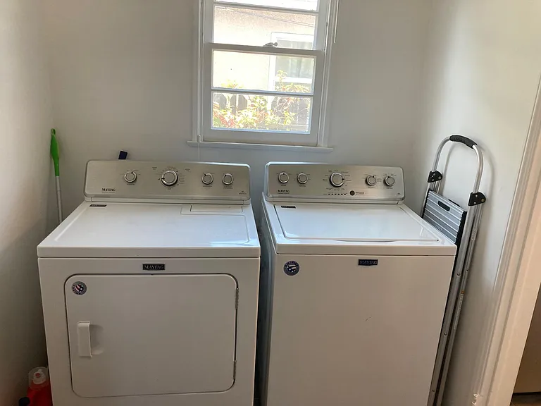 Laundry room with washer & dryer - previous tenant A