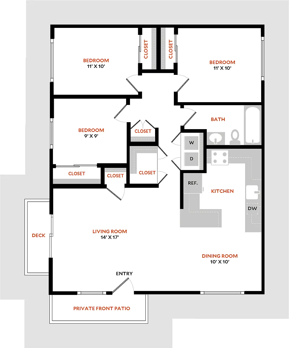 Floor plan Plan 3A