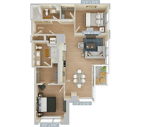 Floor plan B4-1108