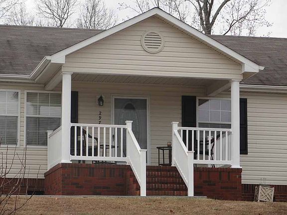 Charming covered front porch