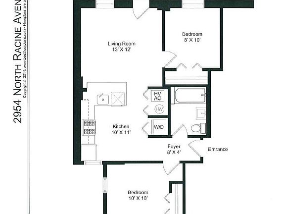 4th image of 2950 N Racine Ave #1