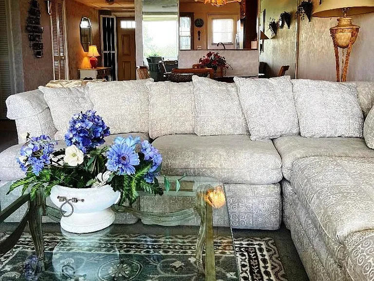 Large comfortable sectional.
