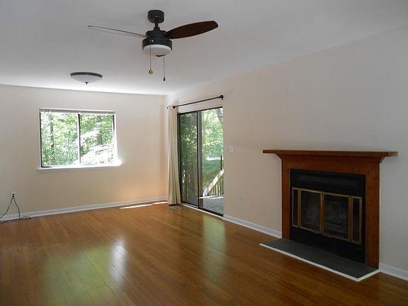 Living room to dining and deck