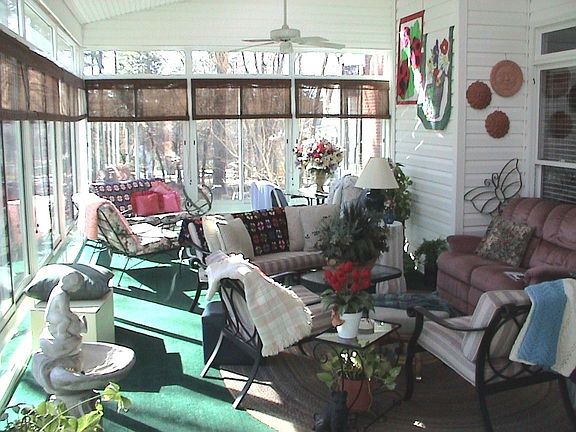 Sunroom inside