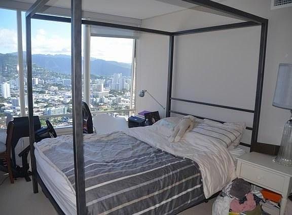 No furniture in the bedrooms..this was taken years ago from a previous tenant. This is the smaller bedroom