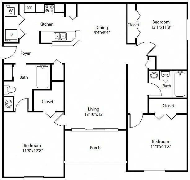 Floor plan C1
