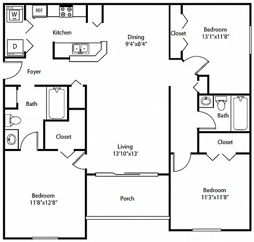 Floor plan C1