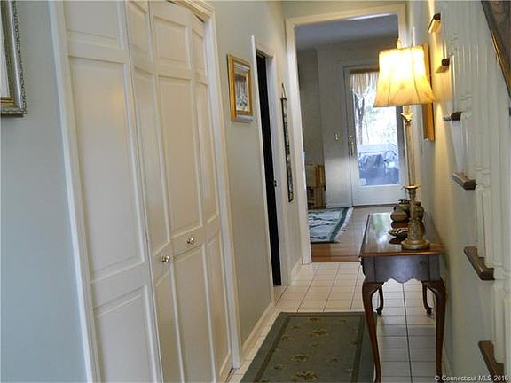 Generous hall closet on the...