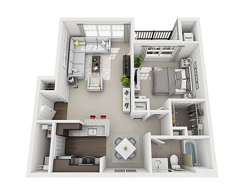 Floor plan Adams (A1B)