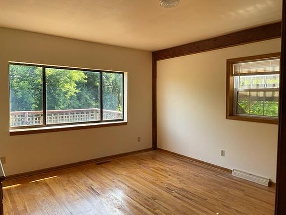 Large southwest 2nd floor bedroom includes dual closets.