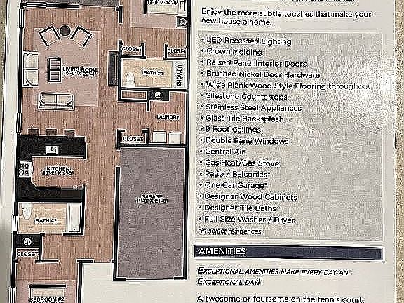 FLOOR PLAN  STANDARD EQUIP