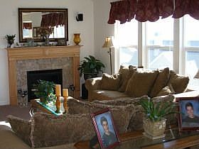 family room fireplace