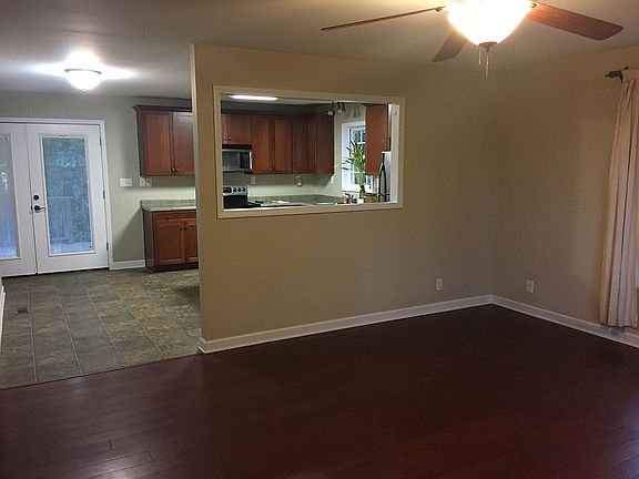 Living room and kitchen