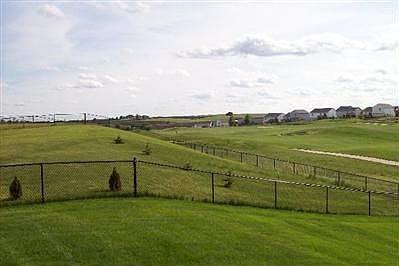 Fenced backyard