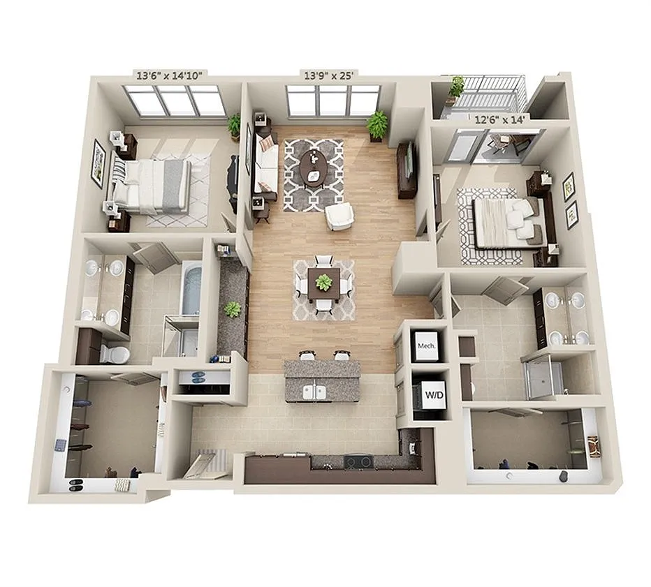 Floor plan Floorplan R