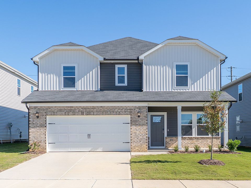 Dakota front exterior at a Meritage Homes community in Angier, NC.
