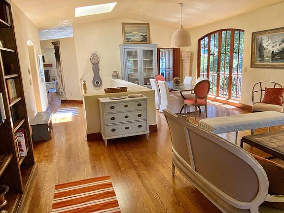 Formal dining area and living room