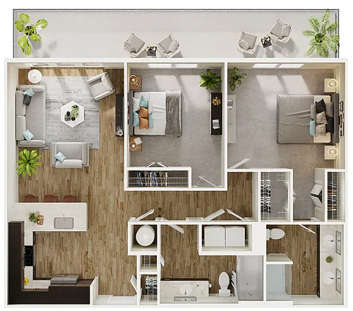 Floor plan B2