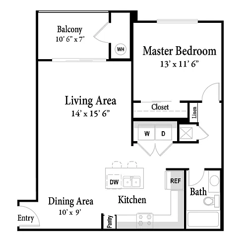 Floor plan A22