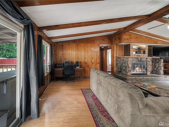There is enough space in great room to set up an office area if needed.