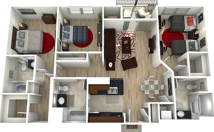 Michelangelo Floorplan Diagram