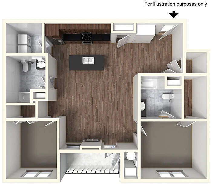 Floor plan FB2L