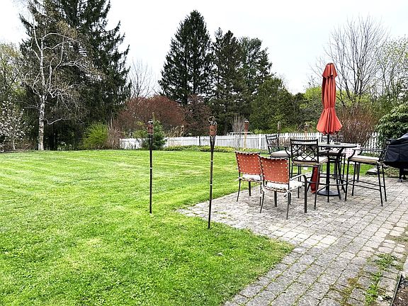 Private fenced in yard