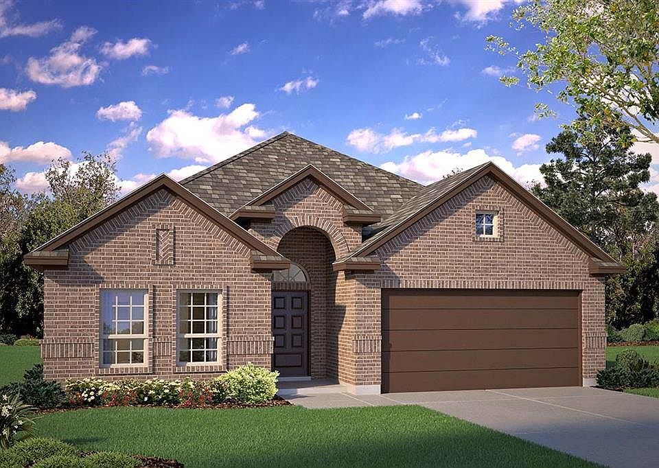 D.R. Horton's Gallup Floorplan Elevation F. All photos shown here may not depict the specified home & features included are for illustration purposes only