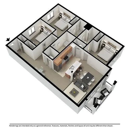 Floor plan The Esmeralda