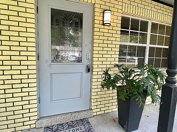 Front door.