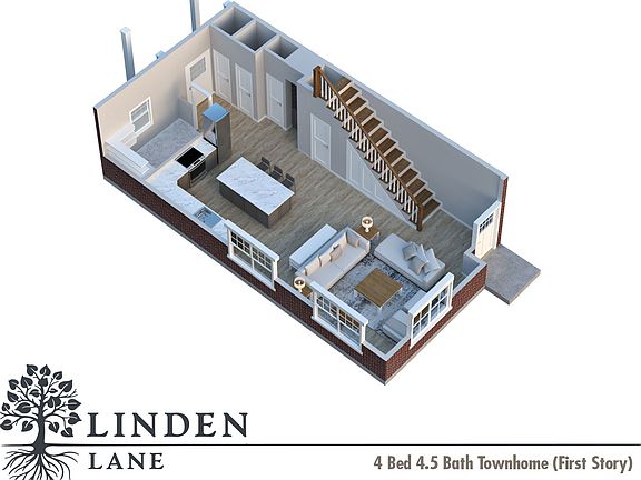 4 bed / 4.5 bath townhome