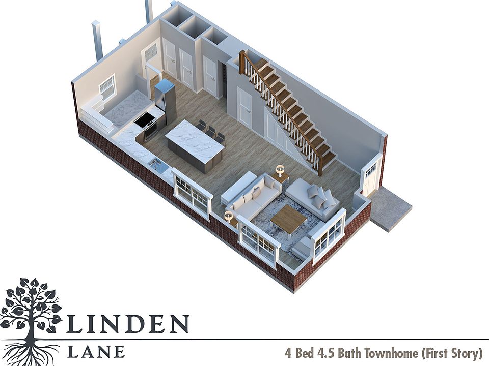4 bed / 4.5 bath townhome
