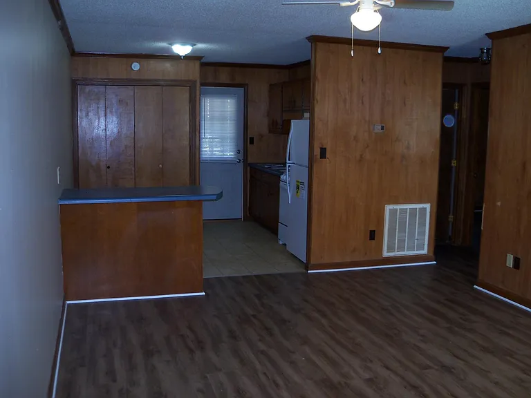 View from Living Room into Kitchen