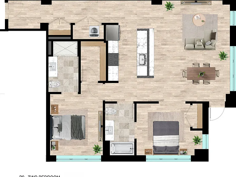 B9 - Two Bedroom B9 - Two Bedroom