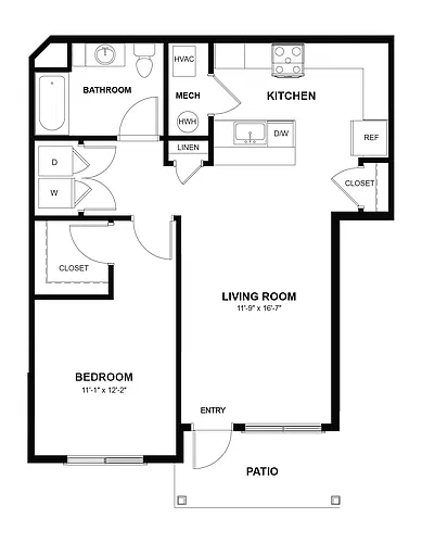 Floor plan The Carson