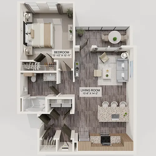 Floor plan The Orchid (A2)