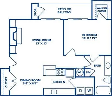 1 Bedroom | 1 Bath | 882 SF 1 Bedroom | 1 Bath | 882 SF