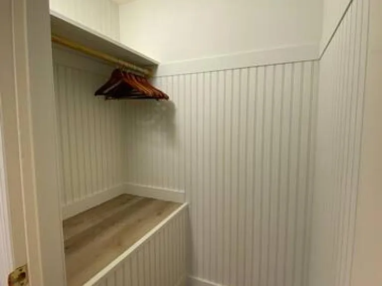 Walk-in closet in Master, there is also another closet for long hanging clothes