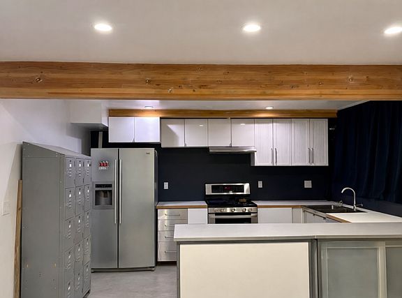 Kitchen view from dining room