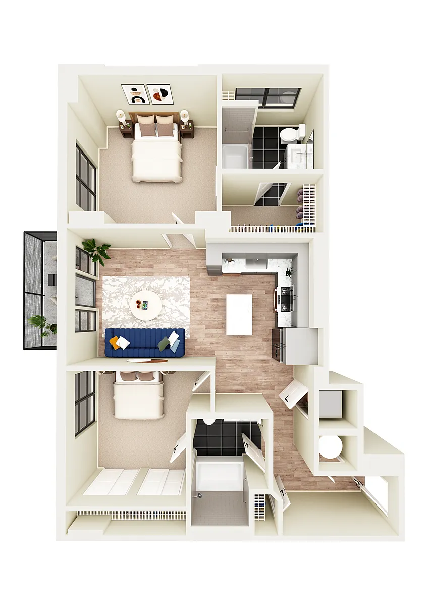 Floor plan B1