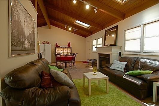 Great room area renovated to open the floor plan