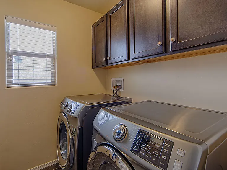 laundry room (washer and dryer included).