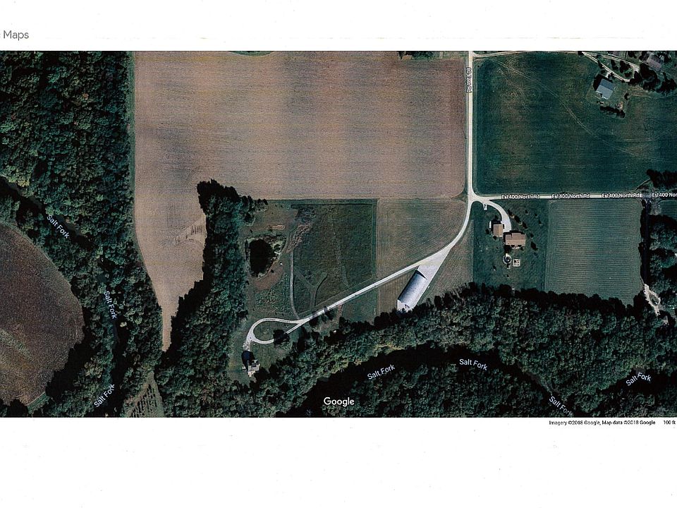 Aerial view of property