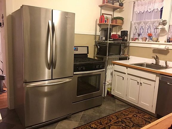 updated kitchen with new appliances