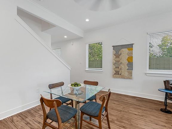 Dining area with the living room