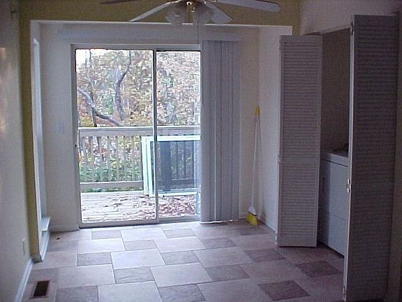 View of Kitchen Looking at Deck