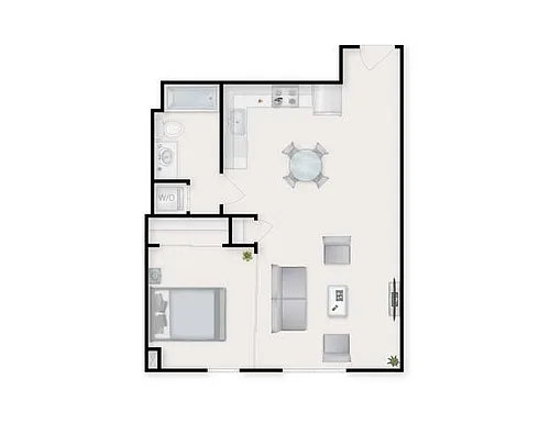 Floor plan A1x1